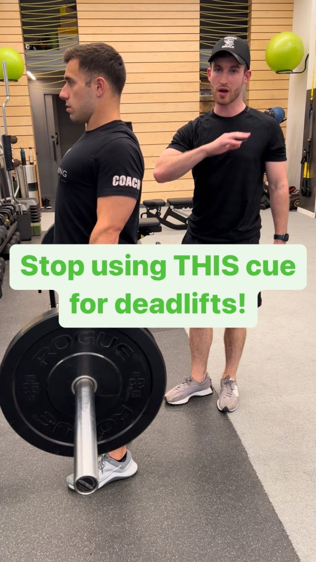 Stop doing this when you’re deadlifting!

An outdated cue that can cause us to lose our core and engage too much of our low backs. 

It also takes away tension from the muscles we want to use: our HAMSTRINGS, GLUTES, and ABS!

Try this other cue out instead! 👊👊👍👍
-
#upfittrainingacademy #upfitcoach #choosetobegreat #goodtechnique #deadlifts #romaniandeadlift #hamstring #hamstringworkout #glute #gluteworkout #glutehypertrophy #hypertrophy #legday