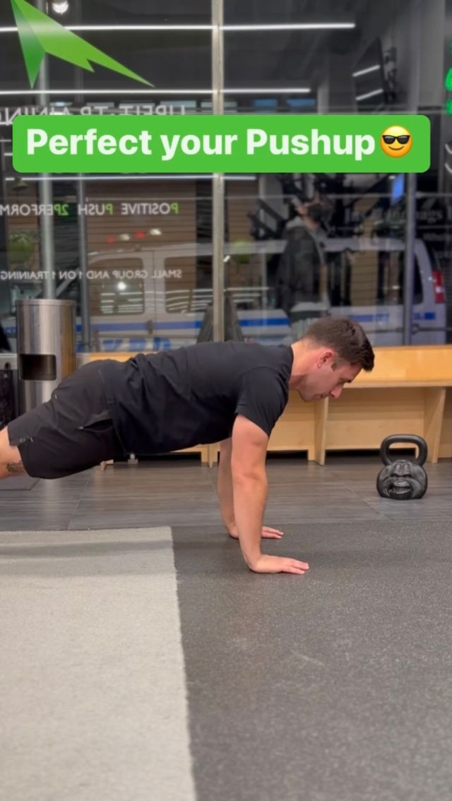 Get your pushups right 🫡

Heres a couple more tips that might help.
- Train the muscle groups involved with the pushup independently as well (think chest fly, tricep extension, planks)
- Do pushup variations frequently (2-3 times a week)
- Getting these right can take a while! Be patient

Let us know if this was helpful! 👍

#nyc #fitness #nycgym #pushups #gains #strong